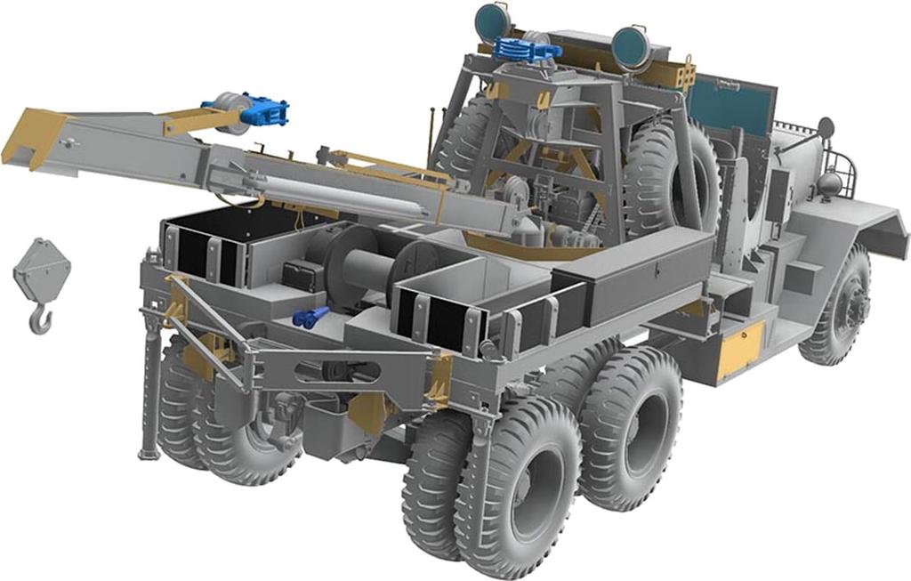 Thunder Models 1/35 American Kenworth 10-ton 6x6 Heavy Tow Truck M1A1 573 Models Plastic Model Kit TB35013