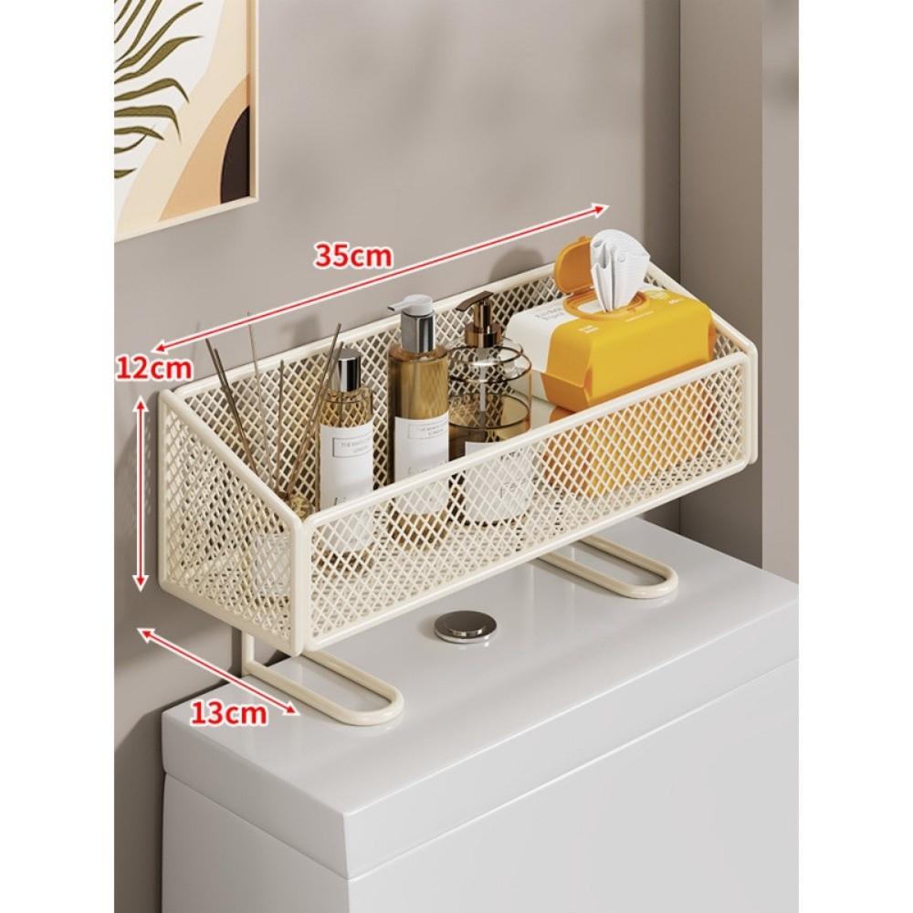 

Multifunctional Design Toilet Paper Storage Shelf Space-Saving Shelf Shower Gel Storage Style-A