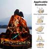 1pc Lord of the Rings Two Towers Flannel Blanket Soft Warm Throw for Home, Office, Travel, All-Season Cozy Bedding Gift L1386