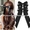Satin Bow Hair Clip for Women - Elegant Ribbon Hairpin Accessory