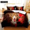 Beautiful Puppy Bedding Set Duvet Cover Set 3d Bedding Digital Printing Queen Size Bedding Set Fashion Design