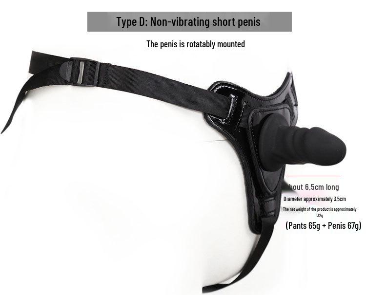 Wearable Double-Headed Strap-On Dildo Panty for Female Dominant and Male Submissive Scenarios