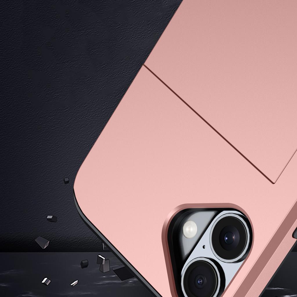 Etui na iPhone 17 z uchwytem na karty TPU+PC Tylna obudowa telefonu