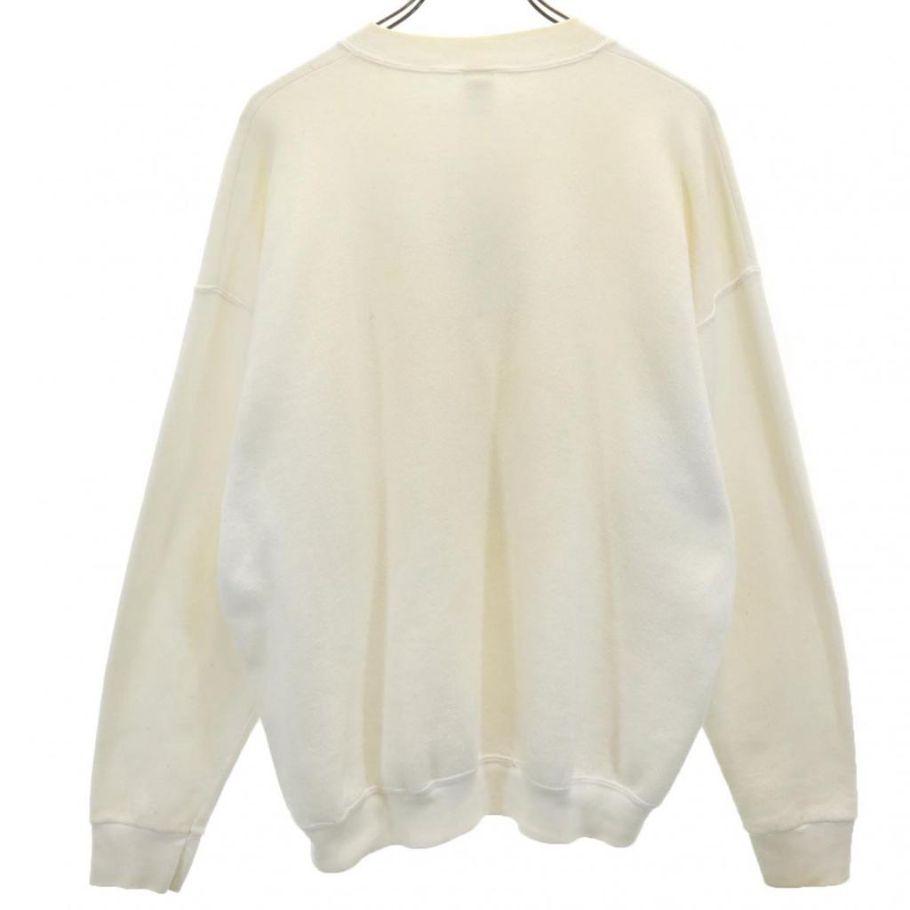 FRUIT OF THE LOOM 90s Old Long Sleeve Trainer Brushed Back of Sweatshirt Men's Used