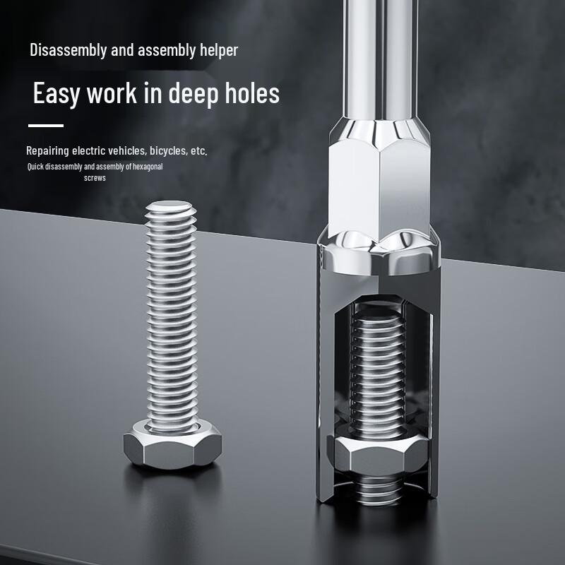 Hexagonal Deep Socket Screwdriver Wrench - High Hardness