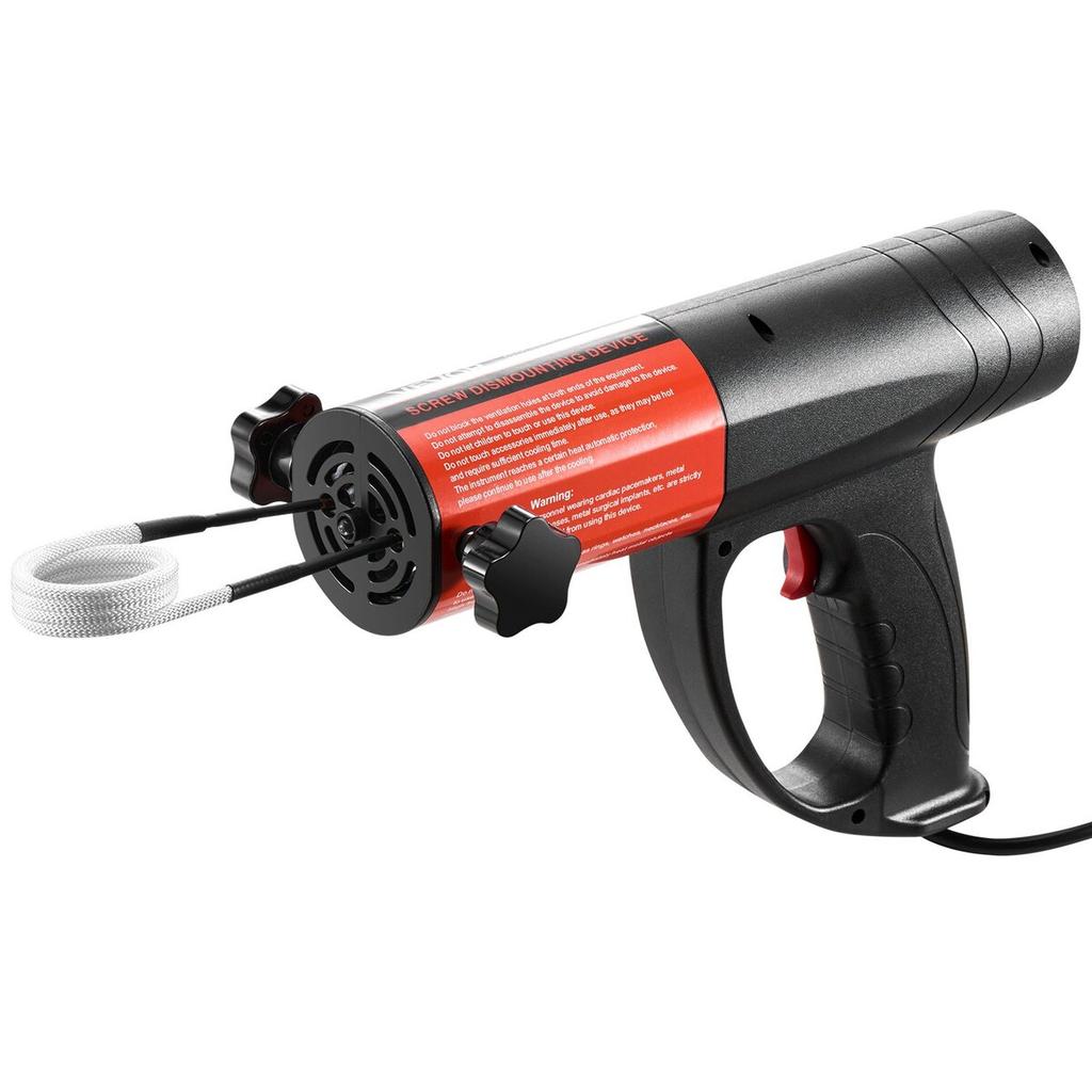 Induktionserhitzer Schraubenentfernung, 1500W 230V Magnetischer Induktionserhitzer Kit, Handheld Mutterknacker Werkzeug, Mini Heizmaschine zum Entfernen von Rostigen Schrauben, Auto