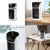 Compact Design Air Cooler Fan Water Mist Atomization Low-Noise Operation Portable Air Conditioner Dual Fan Heads for 5V/2A