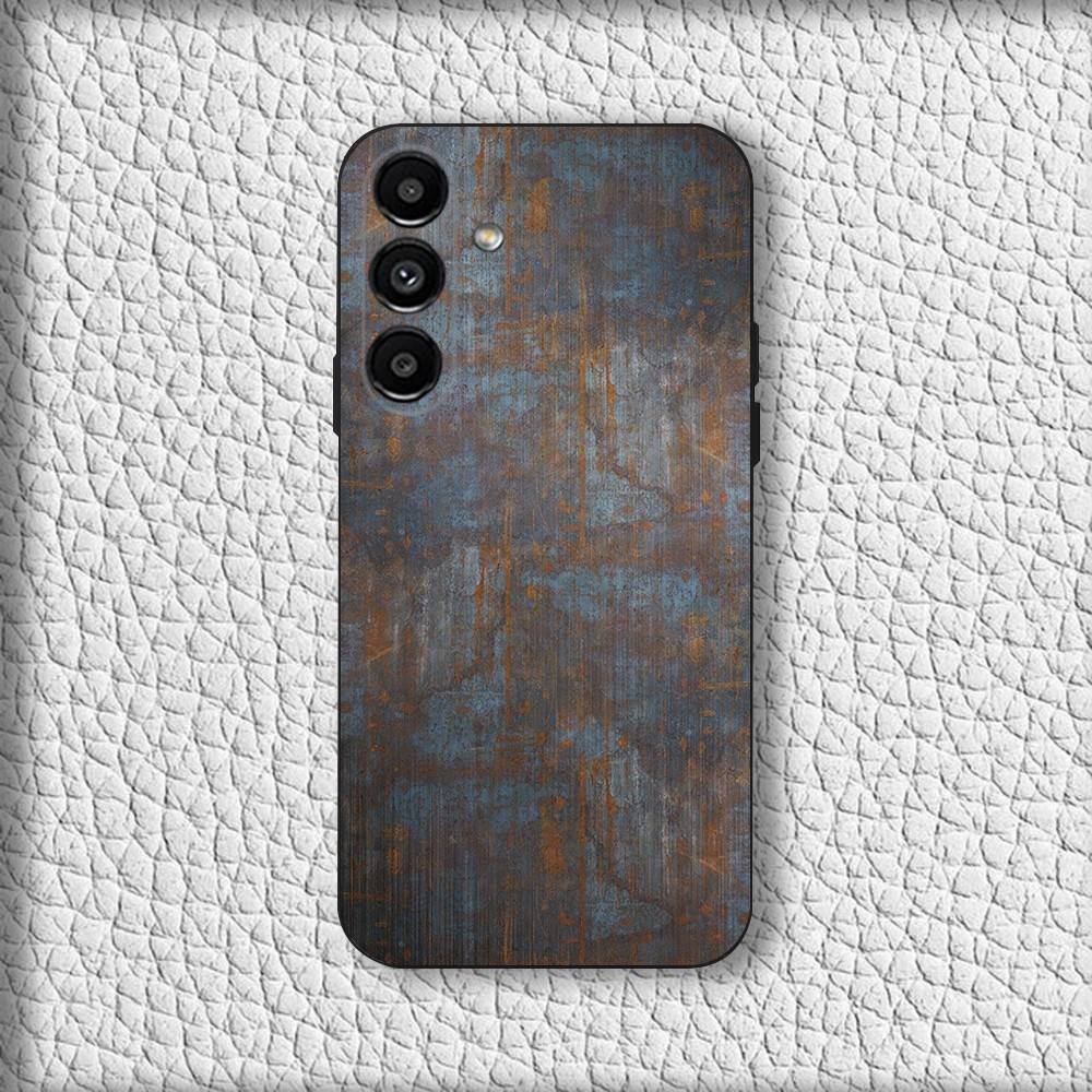 Retro Industrial Rust Phone Case For Samsung Galaxy A20,A21s,A22,A31,A32,A52,A53,A72,73,A80 Soft Black Cover