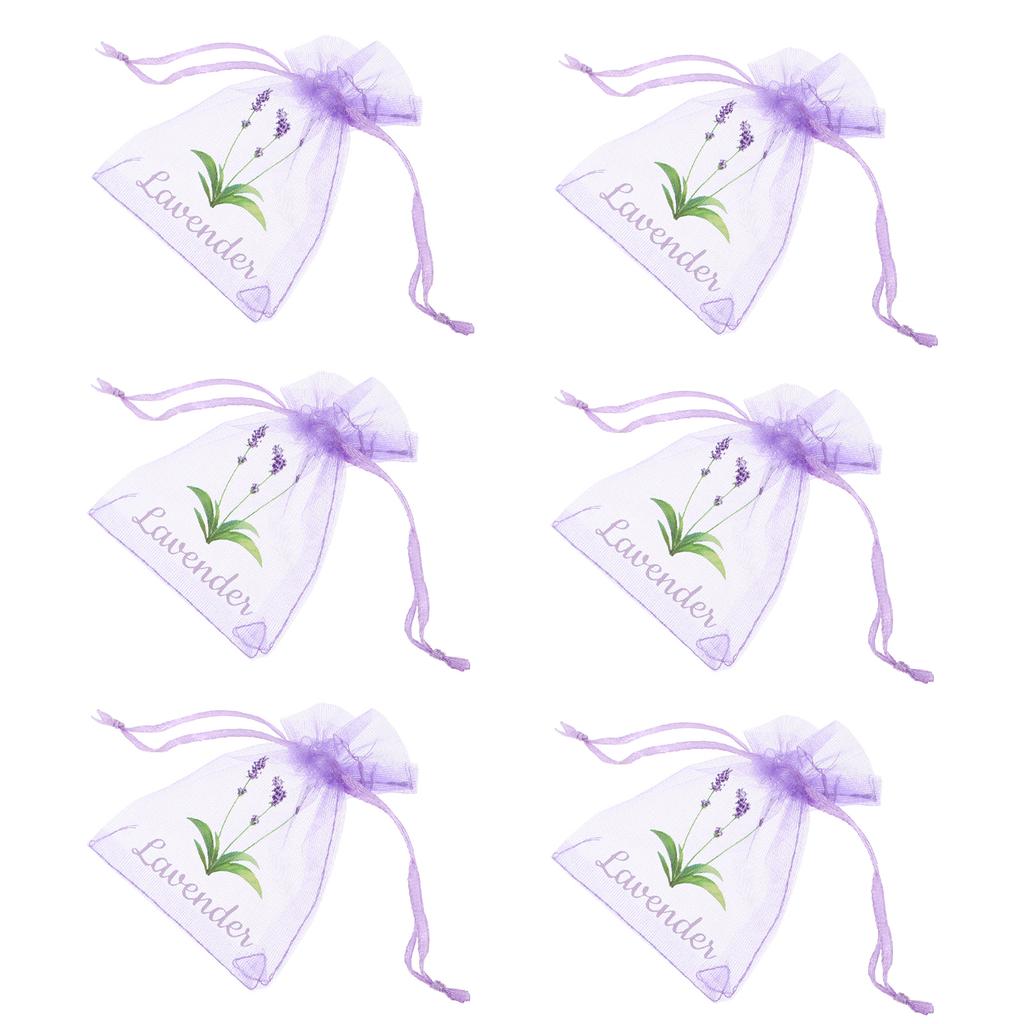  20 Pcs Empty Sachet Bag Jewelry Pouches Sacks Drawstring Herbs Storage Bags Dried Flower Gauze Lavender