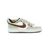 Nike Court Borough Low Paper Plane Dream Non Slip Lightweight Low Top Skateboard Shoes GS Green White BQ5448-115(Team459-)