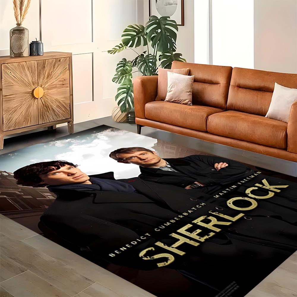Sherlock Holmes Adventure Rug for Living Rooms, Bedrooms, Home Décor, and As Gifts.
