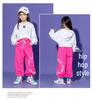 Kids' Hip Hop Dance Outfits: Boys & Girls Spring/Autumn Performance Wear with Crop Tops and Sweatpants