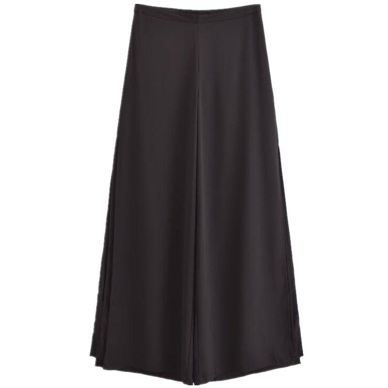 Fashion Style 2024 Autumn New Women's Clothing High Waist Loose, Comfortable and All-Matching Black Pants 4387236