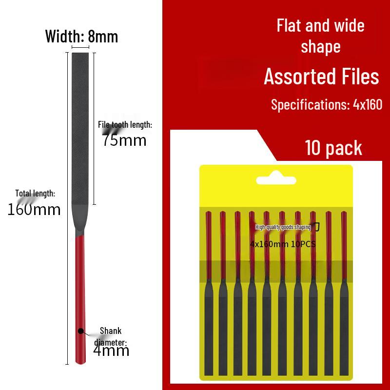 Jundingying 4x160mm Multi-Shape File Set