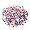 100/300/500pcs Adhesive Wiggle Eyes (0.8-1.5cm) - Colorful DIY Craft Supplies for Doll Making, Handmade Decorations, Scrapbookin