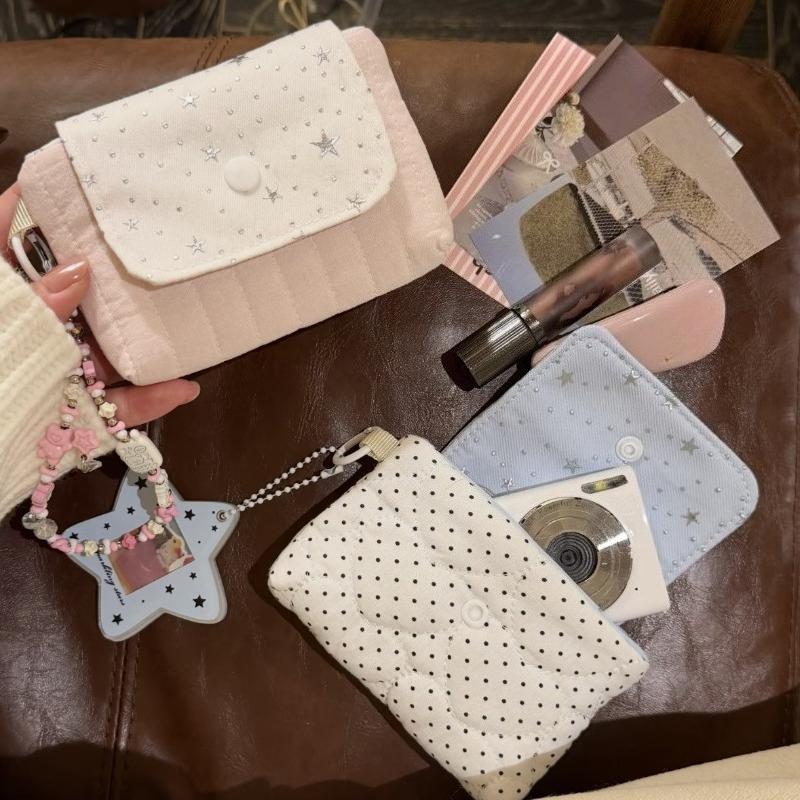 Cute Coin Money Card Purse Storage Bag for Earphone CCD Card Sanitary Pads Bag Travel for Women Girls Kawaii Wallet