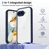 For Google Pixel 9A Case Shockproof Silicone TPU Bumper with Clear Back Hard Cover Matte Phone Case for Google Pixel 9A Pixel9A