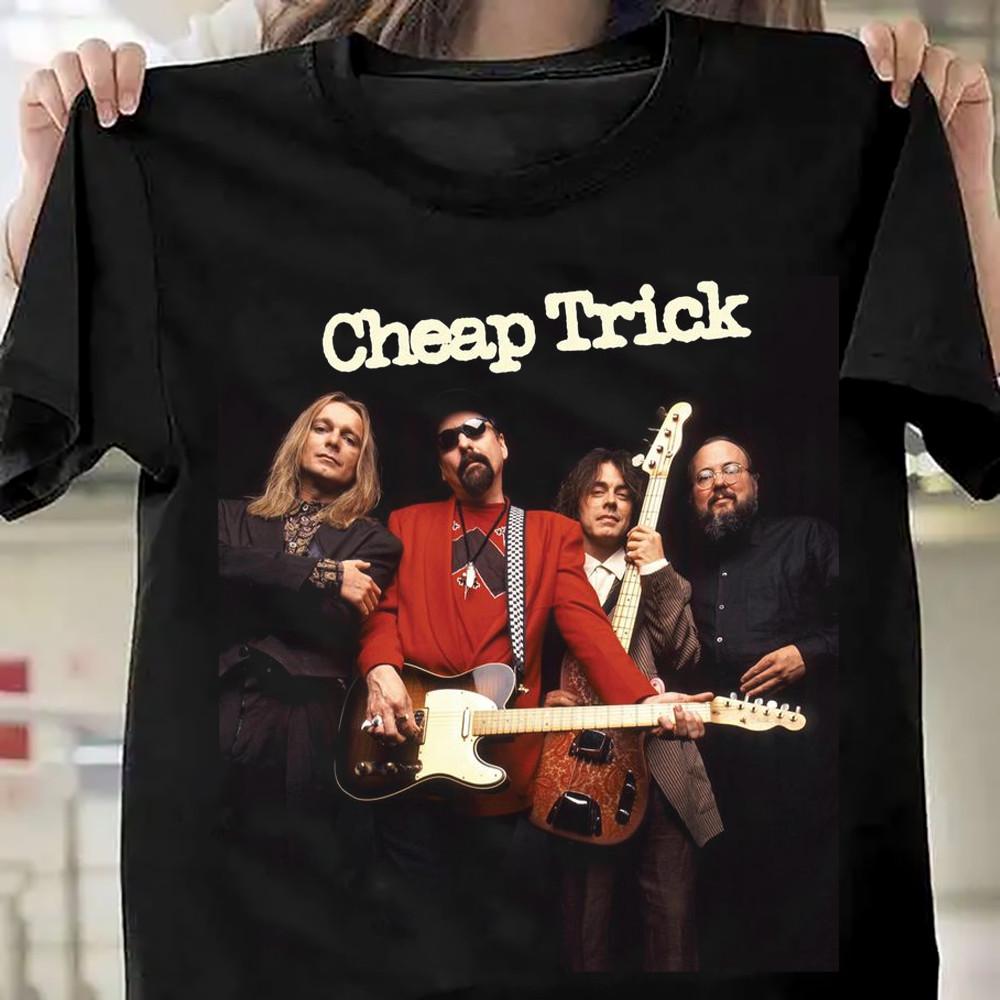 New Cheap Trick Band Member Music Gift For Fan Black All Size Shirt