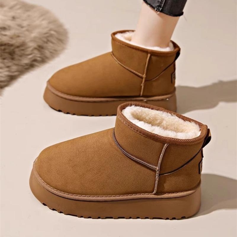 New snow boots women's student short boots winter cotton shoes women's boots thickened velvet shoes