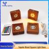 Creative Sapele Wood LED Wireless Charging Light Base