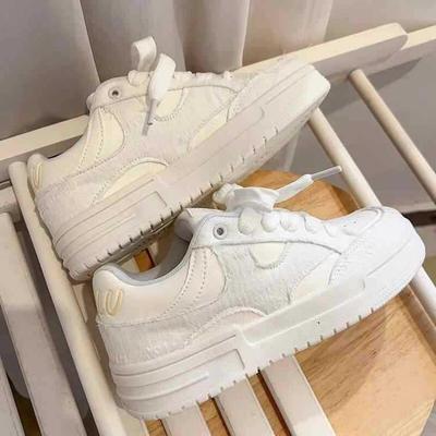 Low-top Little White Shoes Women's Autumn Thick Baseplate Shoes Versatile Casual Women's Sports Shoes
