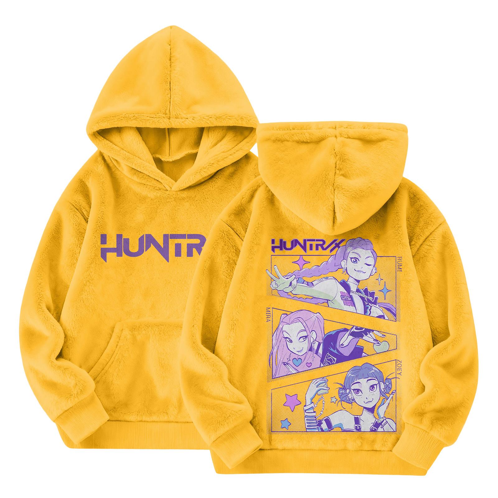 

Милые толстовки для подростков, модные толстовки преппи с капюшоном, оверсайз рубашки с длинным рукавом, одежда для детей 130 жёлтый