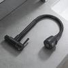 1Pcs Sink Flexible Hose Cold Water Two Modes Tap Universal Black Wall-Mounted Faucet For Garden Balcony Washbasin Mop Pool