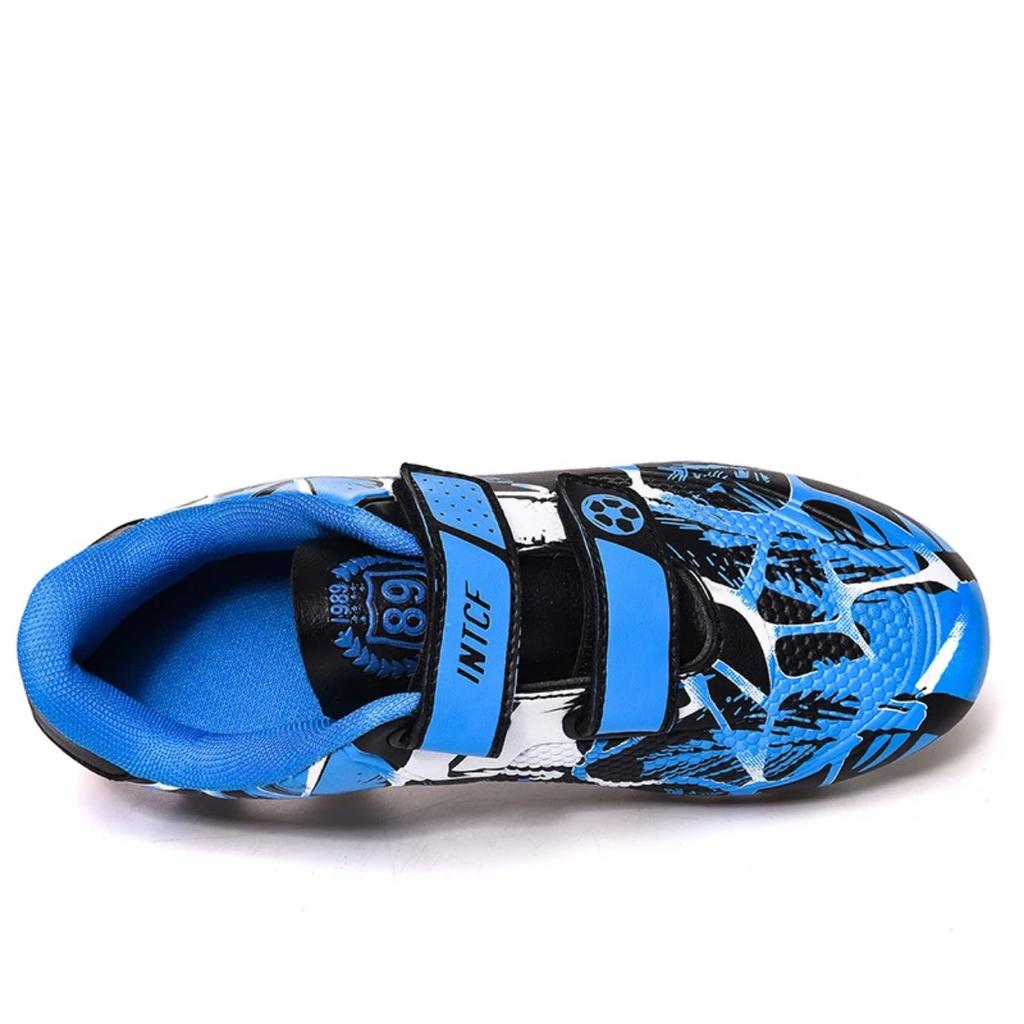 Heißer Verkauf Mode Kinder Fußballschuhe Fußballstollen Kinder Futsal Rasen Turnschuhe Spike Jungen Fußballschuhe zapatos de fútbol