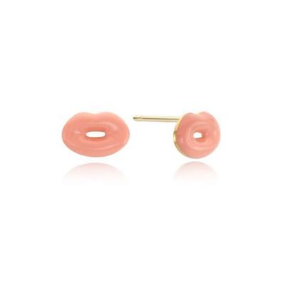 Vivid Pink Lip Earrings OTE122432EYP