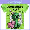 Cyfrowy Nadruk Minecraft Zestaw Piżamowy dla Dzieci z Kreskówkowym Wzorem z Miękkiej Tkaniny Dla Chłopców i Dziewczynek