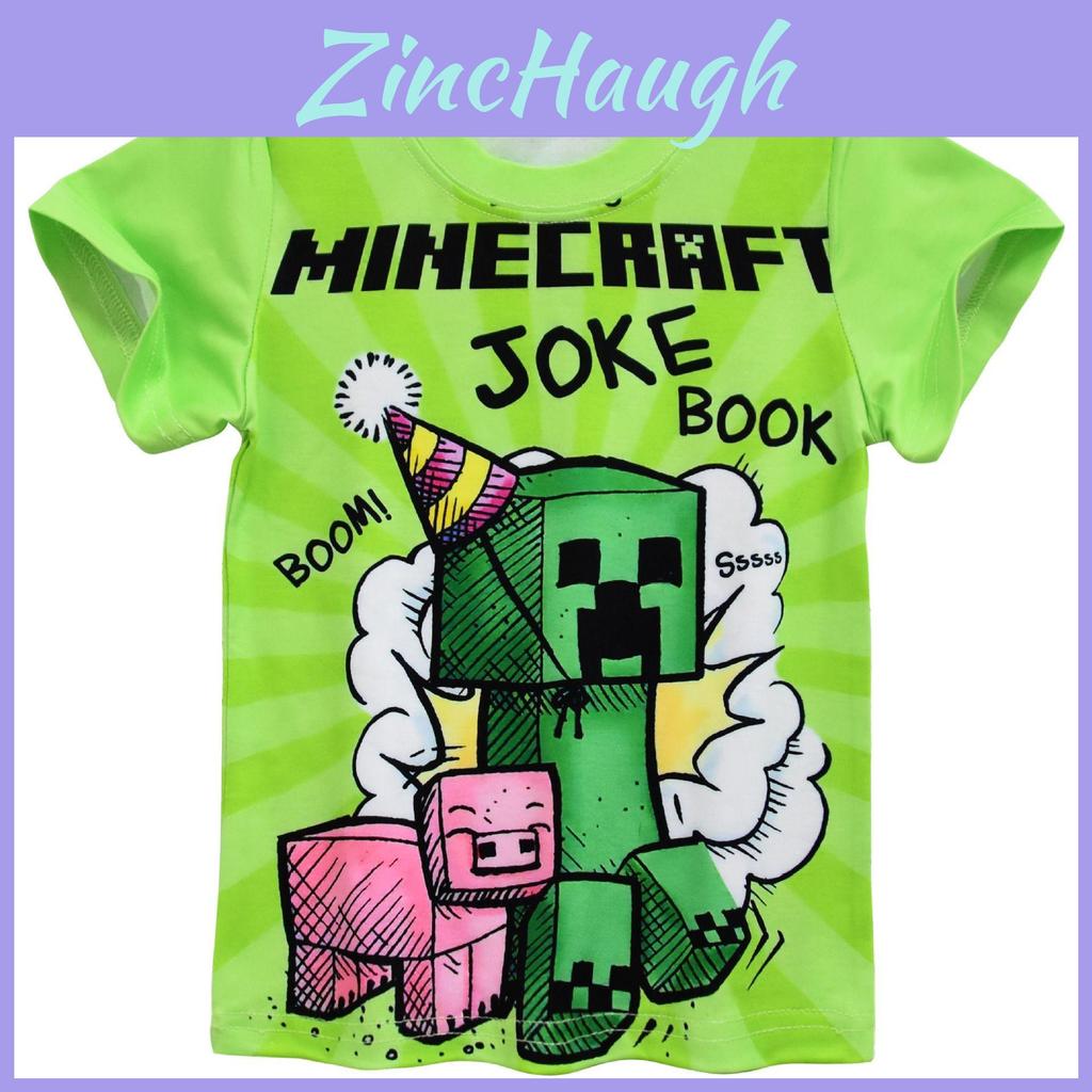 Set Pigiama Cartone Animato Minecraft Digitale per Bambini Con Tessuto Morbido Per Ragazzi e Ragazze