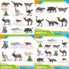 Mini Wildlife Animal Pvc Model Set With Static Figures For Collectors And Home Decor