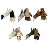 Yousheng Folding Knitted Gloves Dual Lengths Warm Touch Screen Gloves Color-Block Stretchy Wrist Gloves Long Gloves for Women Men Texting Daily
