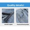 New design side-stitched ripped denim jeans for women 2026, loose-fitting, figure-flattering, floor-length wide-leg pants