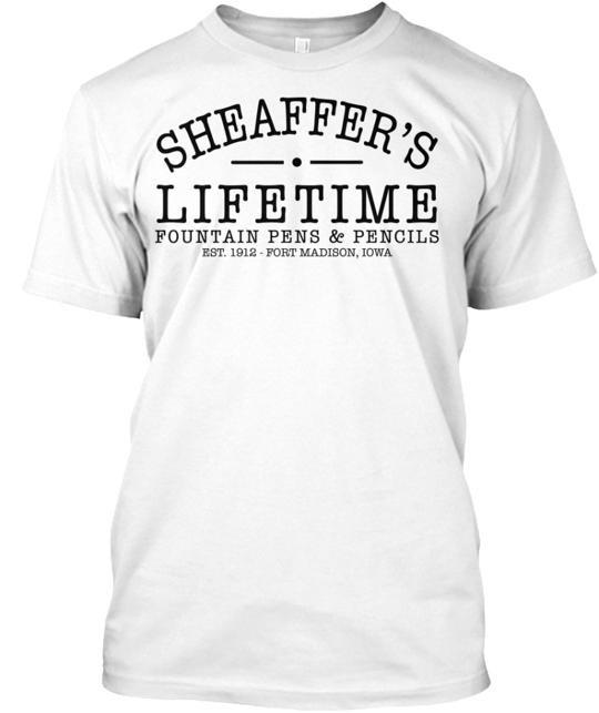 Sheaffer s Lifetime Fountain Pens T-Shirt XXL