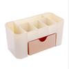Jewelry & Cosmetics Desk Organizer: Plastic Drawer for Skincare, Brushes, & Lipsticks