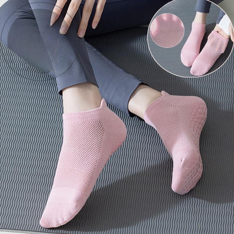 Women's Sports Comfortable Yoga Socks Candy Color Silicone Anti-slip Pilates Socks