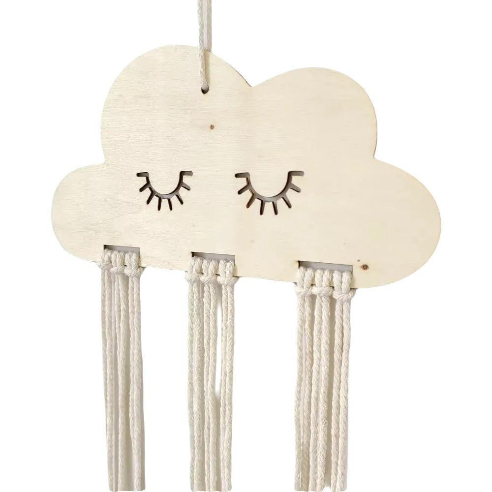 New Creative Hair Bow Organizer Wood Wall Mount DIY Accessories Bag Hair Clip Organizer for Girls DIY Craft