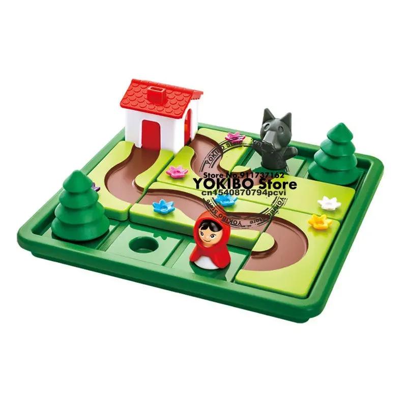 Hedgehog Board Games With Solution Skill-Building Puzzle Logic Game Toy Children Labyrinth Maze Game Toy Table Game Toy for Kids
