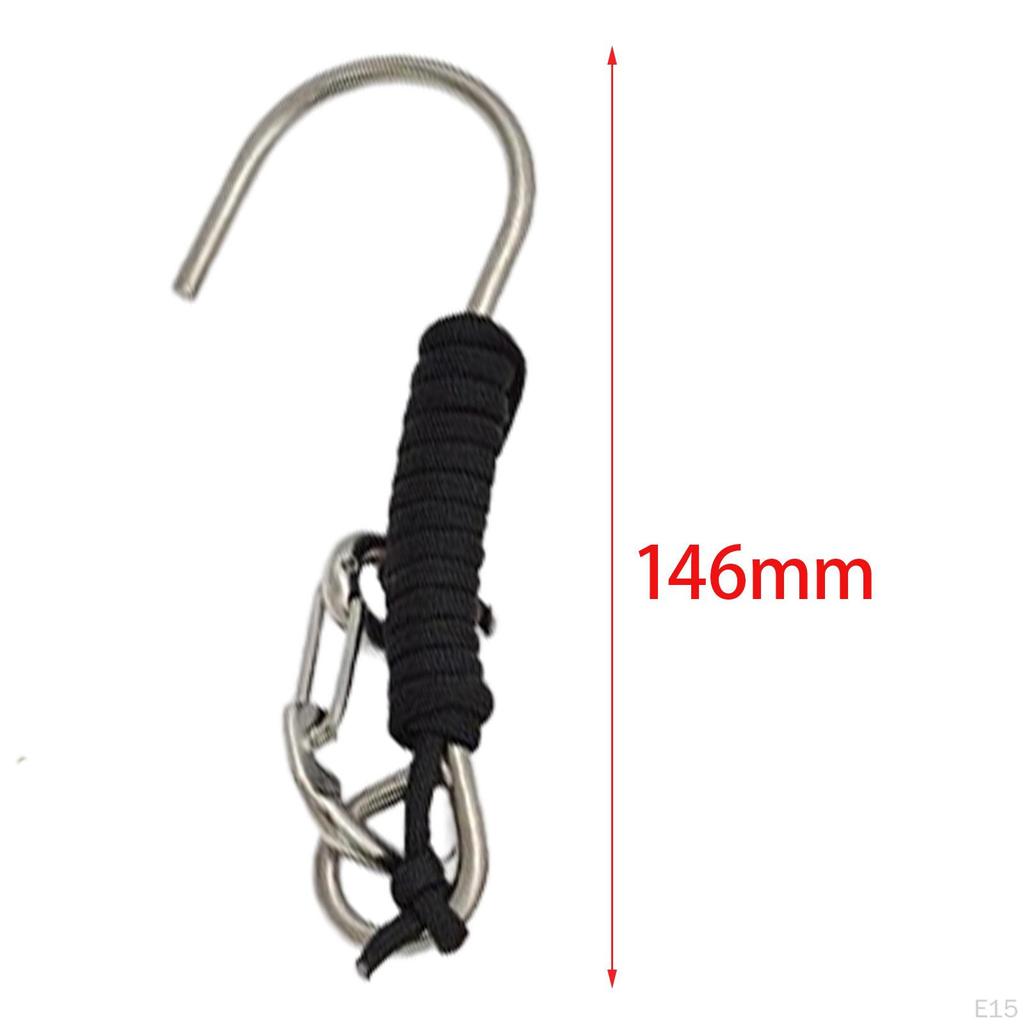Dive Reef Single Hook, Stainless Steel Diving Safety Accessories