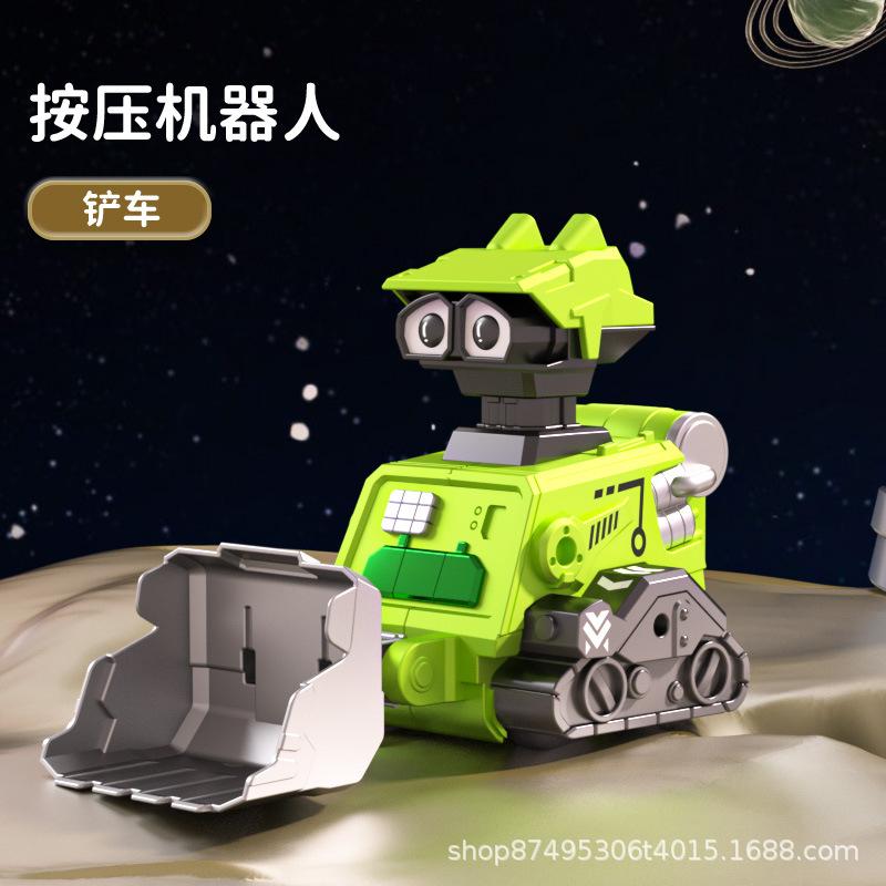 Creative Kids Construction Vehicle Robot Toy with Interactive Features