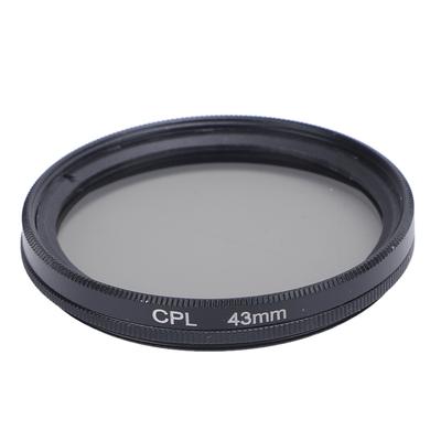 Zirkularer Polarisationsfilter CPL Polarisator Neutraler Schutz für Kamera Polarisierung 43mm 1,69 Zoll