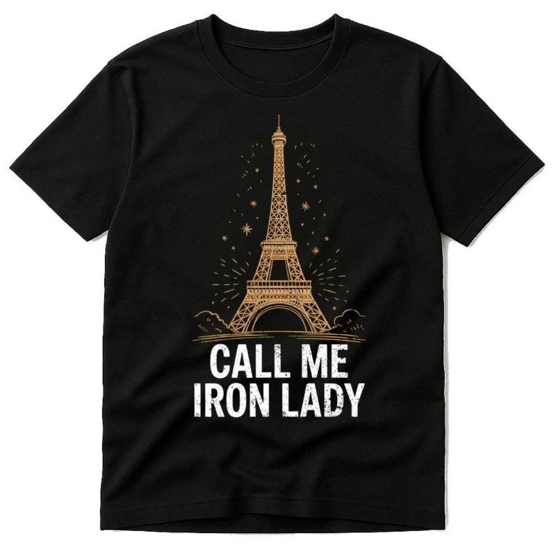 Eiffel Tower T-Shirt: Paris Line Art City Tee, France Travel Shirts Fashion Top Tee Gift for Men Women Shirts