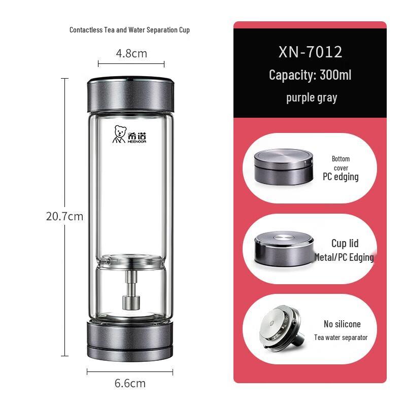 Xinuo Double-Layer Glass Tea Infuser Mug