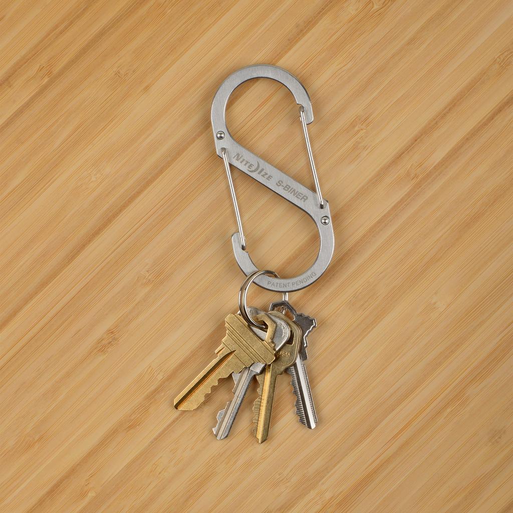 NITEIZE Sbiner Stainless Steel Carabiner #4 Silver SB4-03-11 (Japanese Genuine