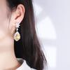 Jewelry Color Treasure Simulation Color Treasure Micro-Inlaid Retro Stud Earrings Pendant Main Stone 8 * 12