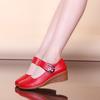 Women High Heel Shoes Mary Jane Wedges Ankle Strap Round Toe  Dance Shoes Soft Sole Comfortable Ladies Dancing Shoes