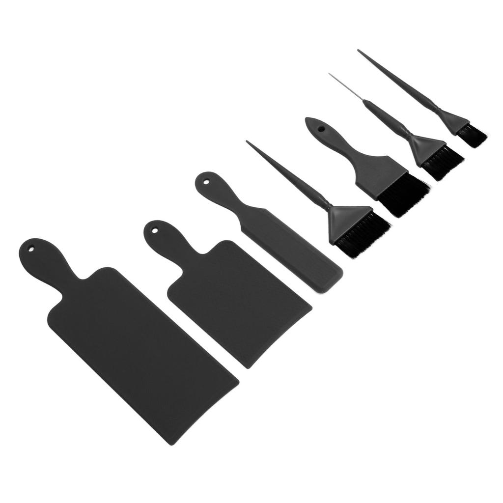 7pcs Hair Dye Tool Set Balayage Board Coloring Brush Hair Highlighting Paddle Brush Tools Hair Salon