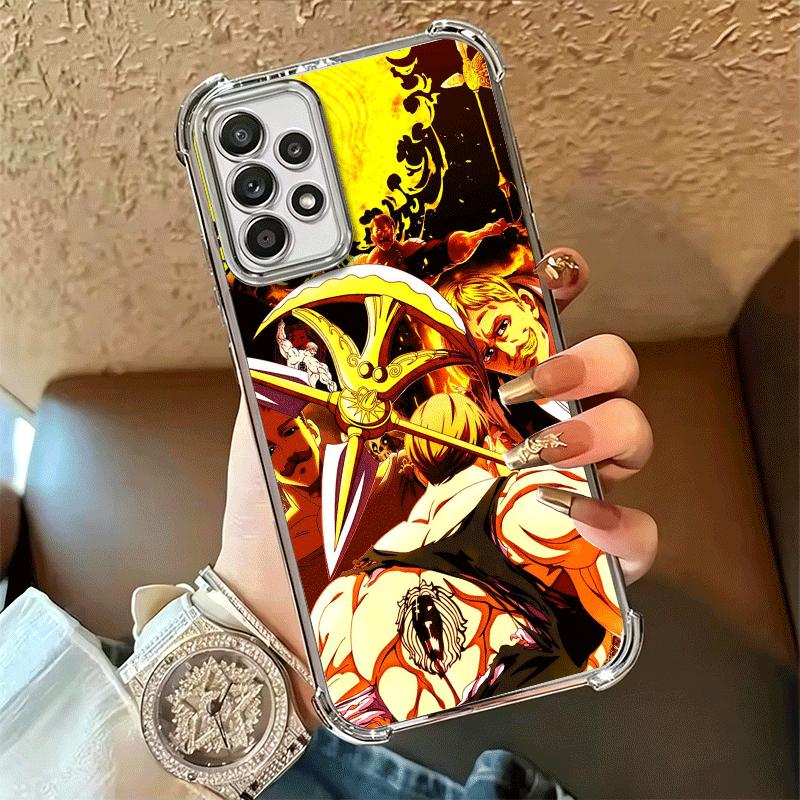 Seven D-Deadlys Sins Escanor Soft Phone Case For Samsung A17 A27 A07 A37 A57 A16 A56 A15 A55 A14 A54 A13 A53 A26 A36 A25 A35 A24