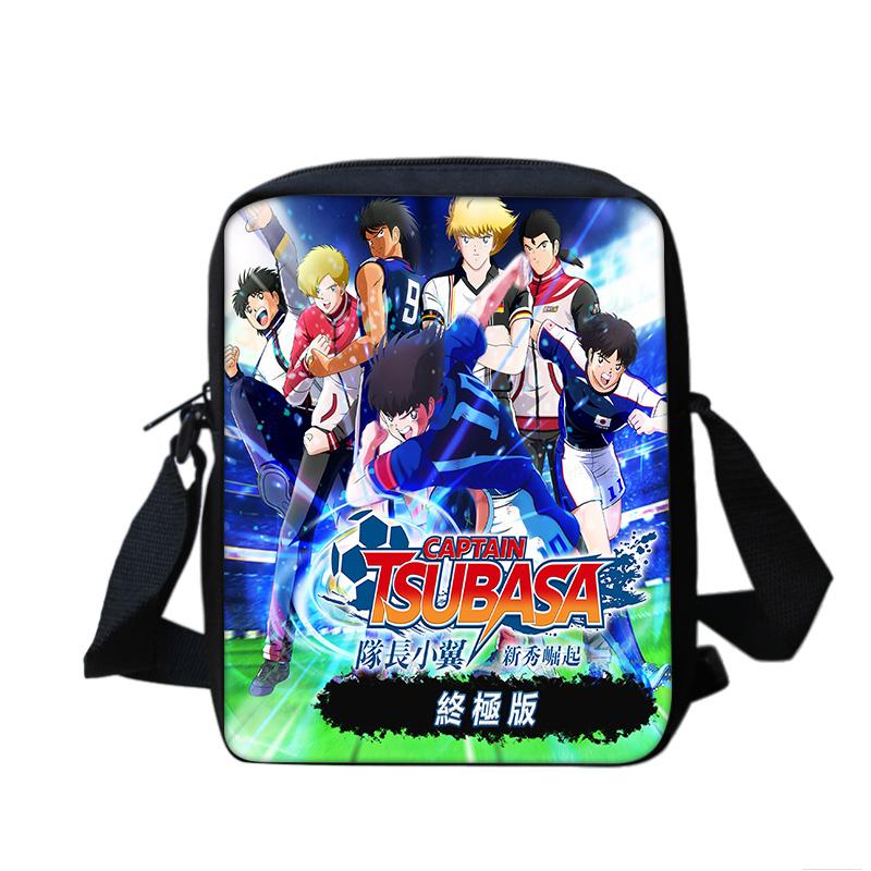 Captain Tsubasa  multifunctional large capacity shoulder bag, the perfect gift for boys and girls on school birthdays
